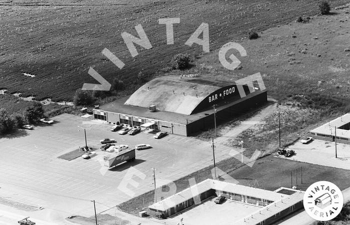 All Star Bowling Lanes - 1971 Aerial (newer photo)